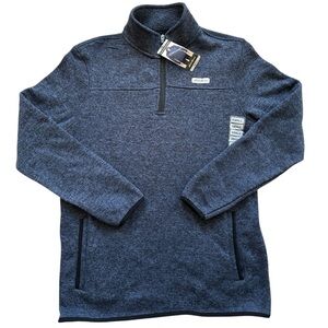 NWT Eddie Bauer Men’s Quarter Zip Sweater Fleece Small